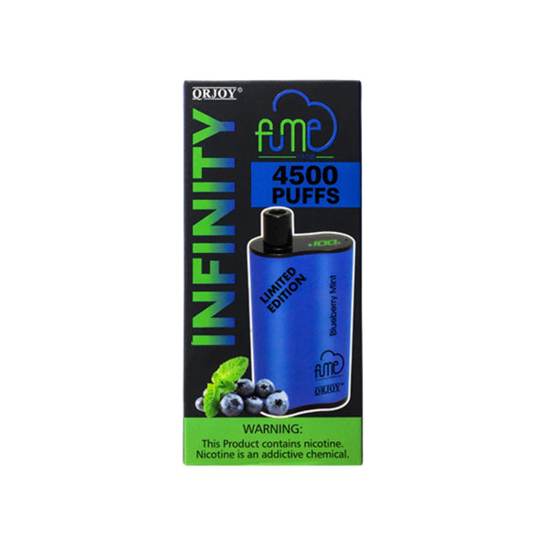 FUME INFINITY Device Descartável Blueberry Mint  l  4500 puffs
