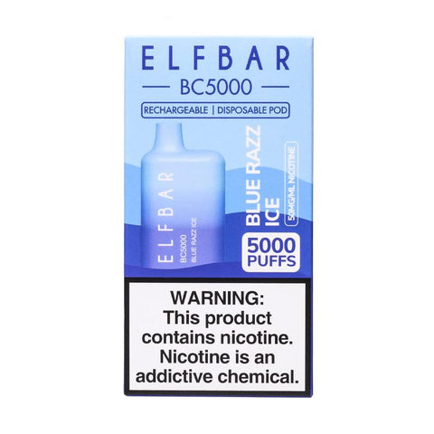 ELF Bar BC5000 - BLUE RAZZ ICE