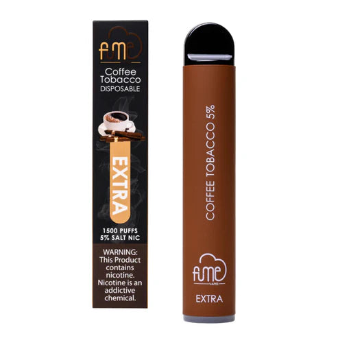 FUME EXTRA Device Descartável Coffee Tobacco l  1500 puffs