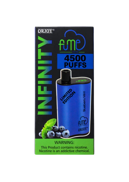 FUME INFINITY Device Descartável Blueberry Mint  l  4500 puffs