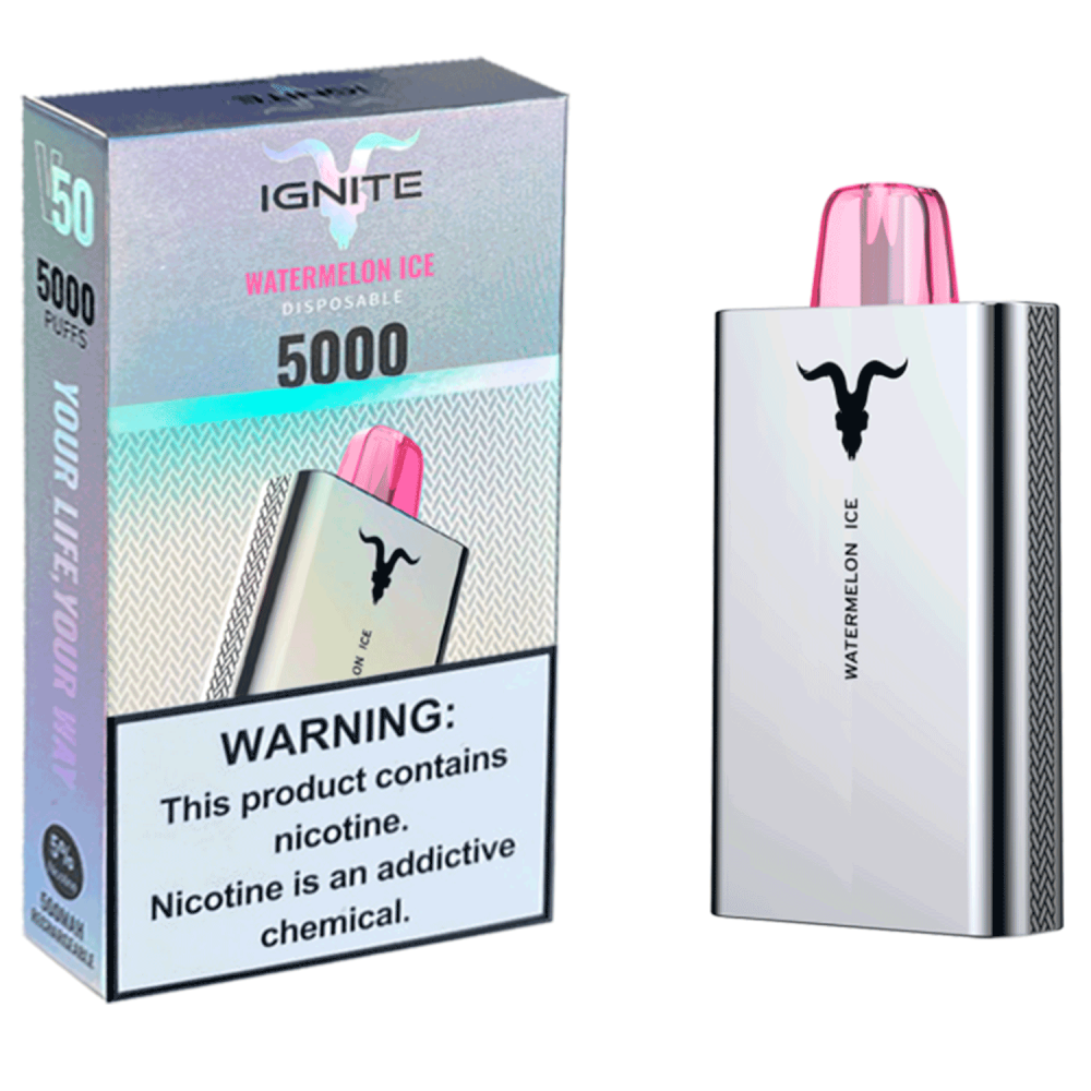 IGNITE V50 Descartável Watermelon Ice - 5000 Puffs