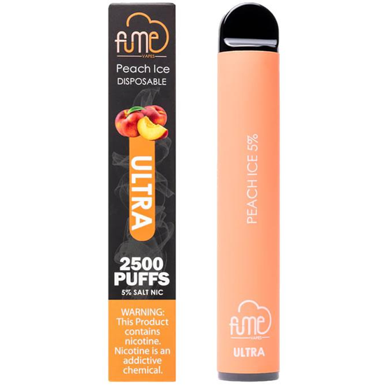 FUME ULTRA Device Descartável Peach Ice  l  2500 puffs
