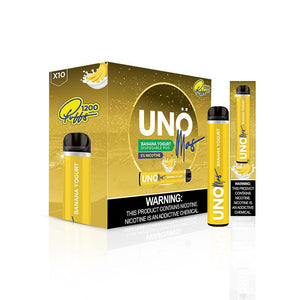 Uno Mas Device Descartável Banana Yogurt | 1200 puffs