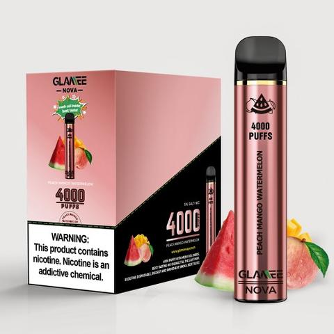 GLAMEE NOVA Device Descartável Peach Mango Watermelon l 4000 puffs