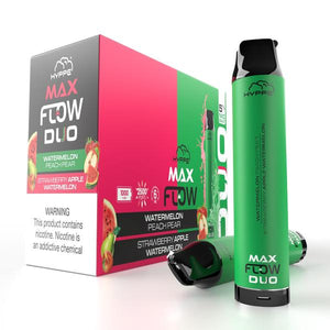 Hyppe Max FLOW DUO Device Descartável (Watermelon Peach Pear + Strawberry Apple Watermelon) | 2500 puffs