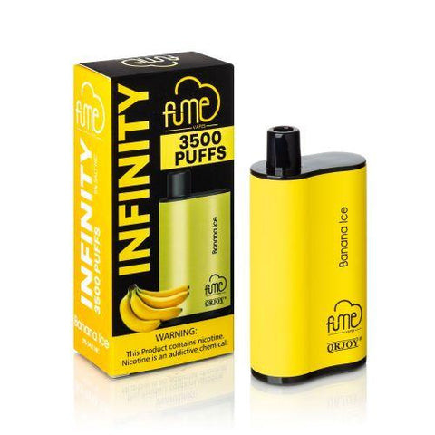 FUME INFINITY Device Descartável Banana Ice  l  3500 puffs