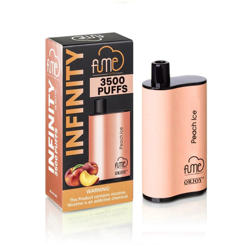 FUME INFINITY Device Descartável Peach Ice  l  3500 puffs