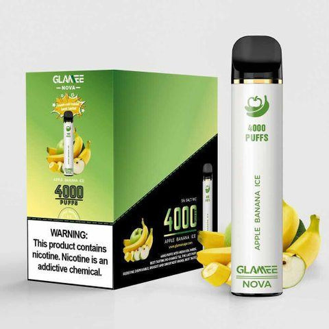 GLAMEE NOVA Device Descartável Apple Banana Ice l 4000 puffs