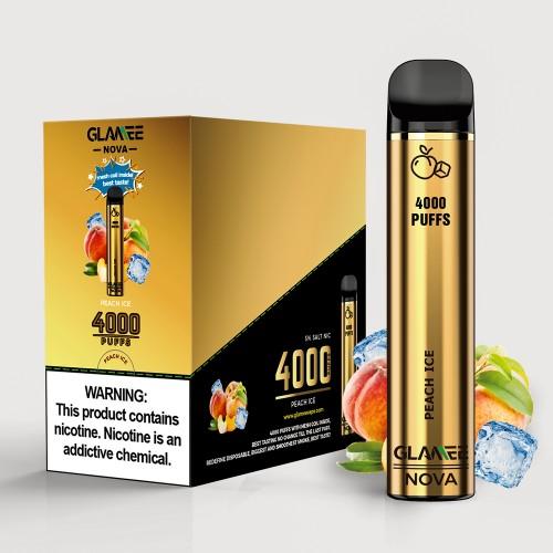 GLAMEE NOVA Device Descartável Peach Ice l 4000 puffs