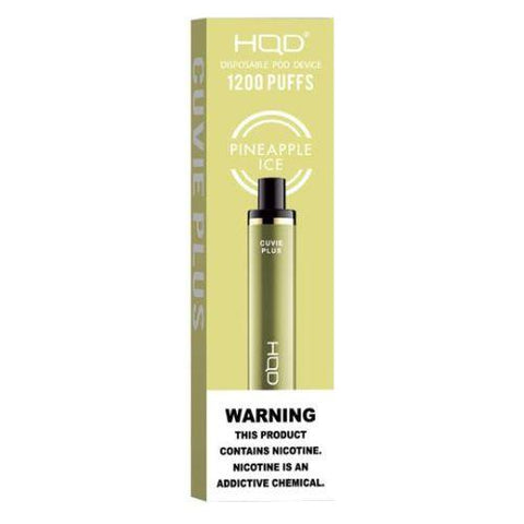 HQD Plus Device Descartável Pineapple Ice l 1200 puffs